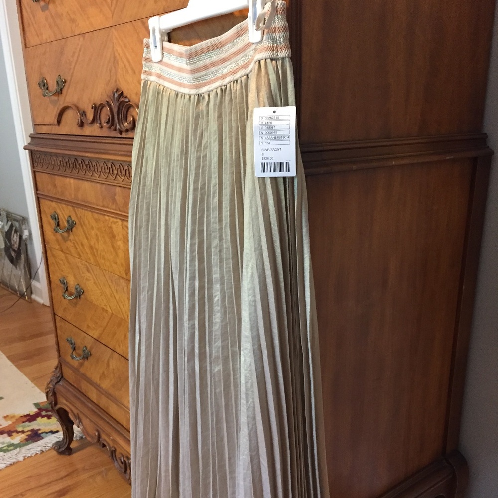 Anthropologie Asher Pleated Skirt (NEW)